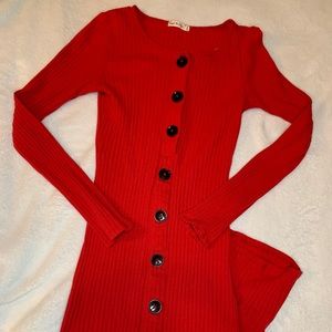 Long button-up maxi dress